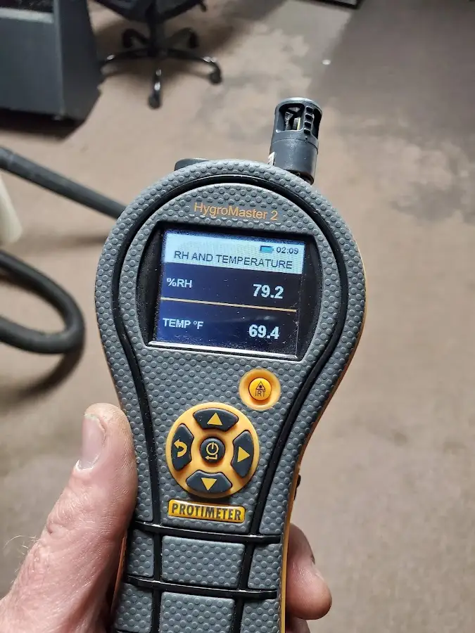 Moisture meter humidity assessment for Fire & Smoke Damage Restoration in Beatrice