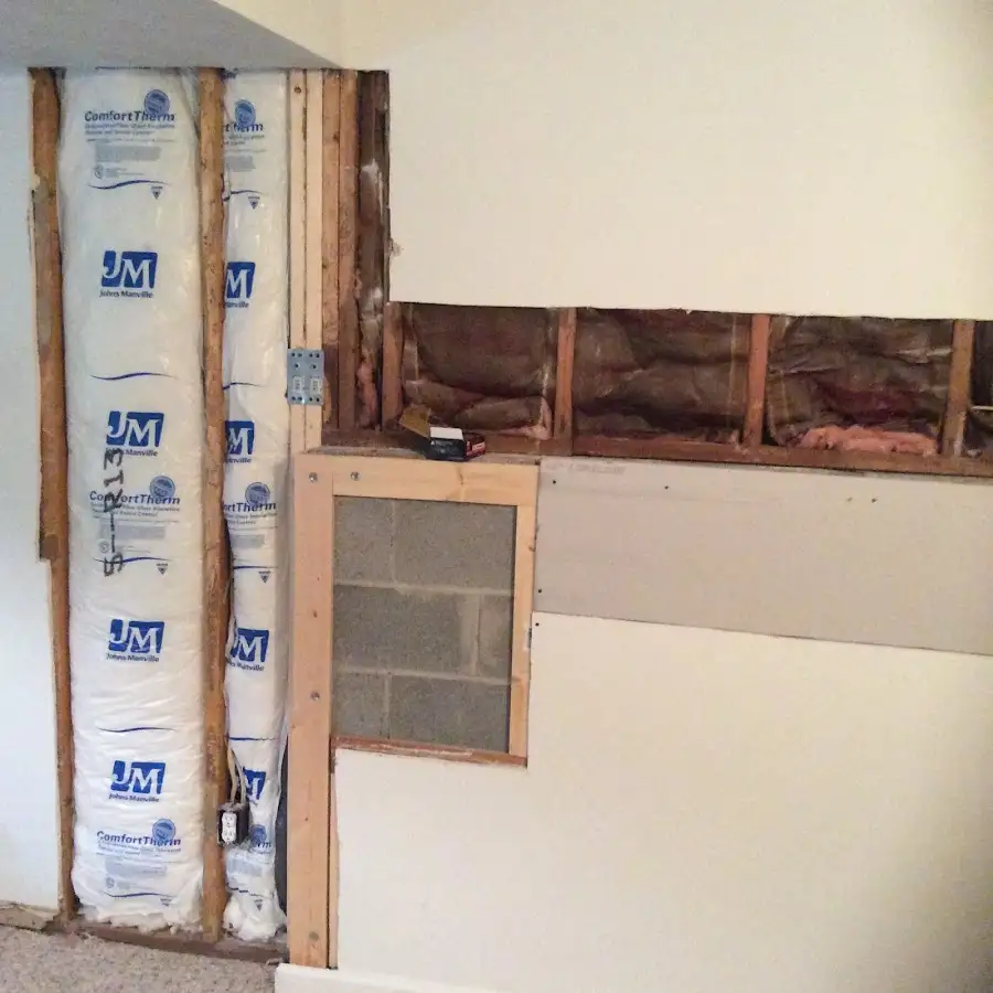 Wall insulation replacement during Structural Drying in Beatrice